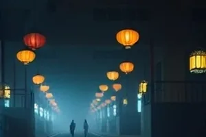 静默的施工队封面：停工工地的脚手架与安全网